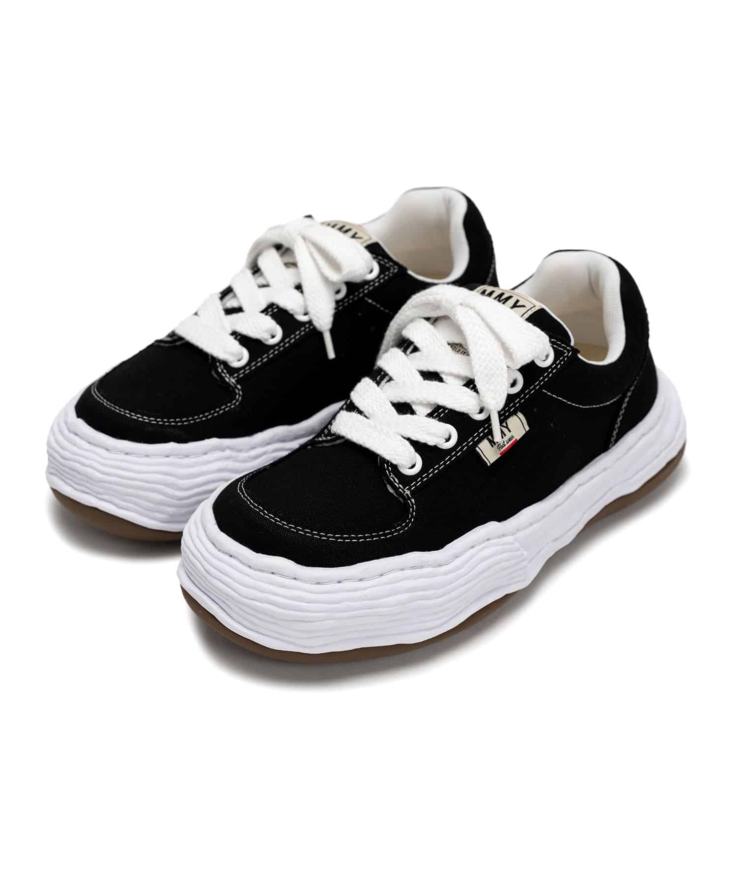 Maison MIHARA YASUHIRO(ミハラヤスヒロ)/"OLIVER" OG Sole Canvas Low-top Sneaker/BLACK
