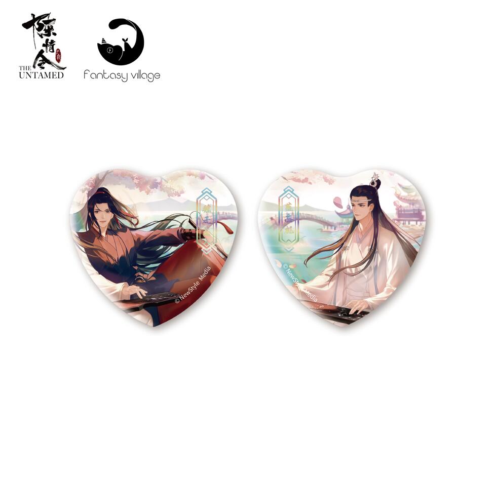 【陳情令】ハート缶バッジセット A