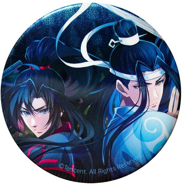 【魔道祖師】完結編　 缶バッジ　蔵鋒Ver. 魏無羨＆藍忘機 蔵鋒Ver. 魏無羨＆藍忘機