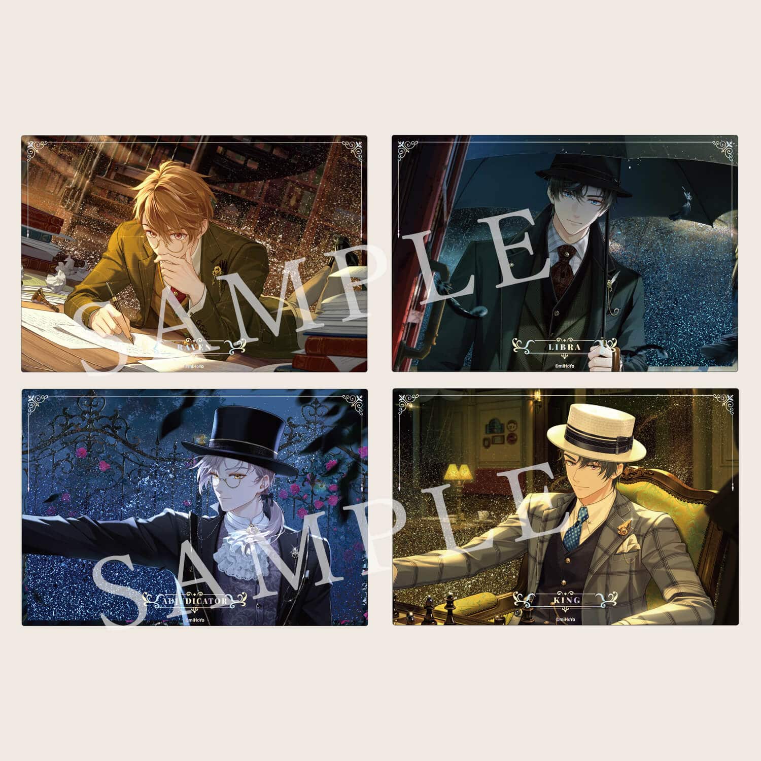 【未定事件簿】グリッターアクリルパネル Raven