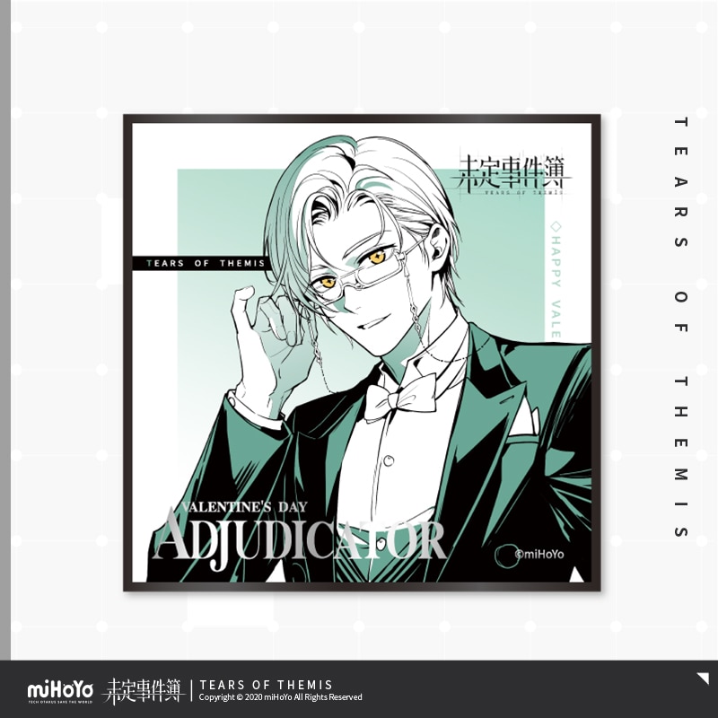 【未定事件簿】ロマンのひと時シリーズ　色紙　森月黎 森月黎