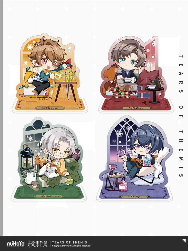 【未定事件簿】冬日暖意シリーズ　ちびキャラアクリルスタンド 左京静真