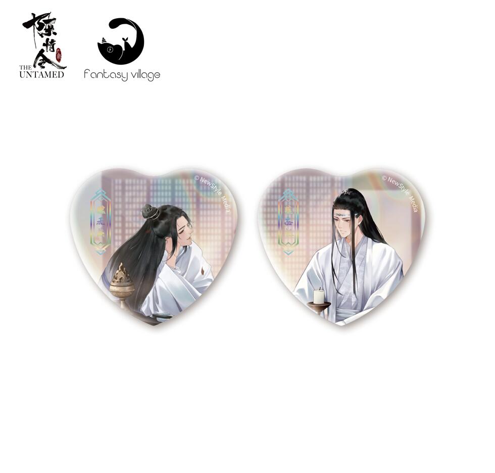 【陳情令】ハート缶バッジセット　B B