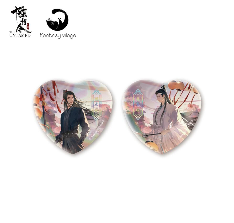 【陳情令】ハート缶バッジセット　D D