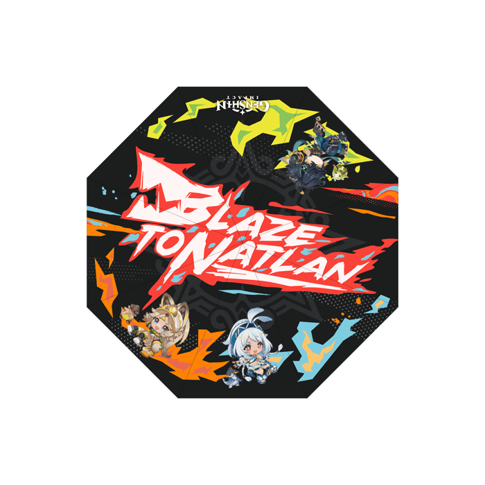 【原神】灼熱のナタへシリーズ　晴雨兼用傘