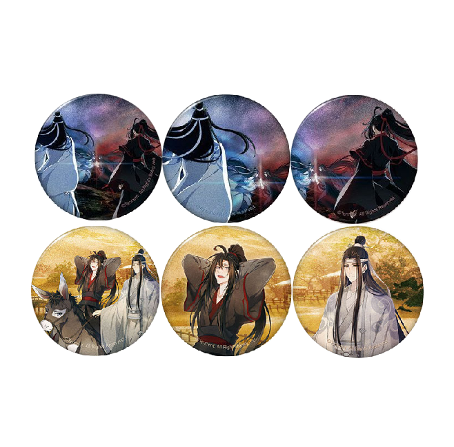 【魔道祖師】完結編 　缶バッジ３個セット