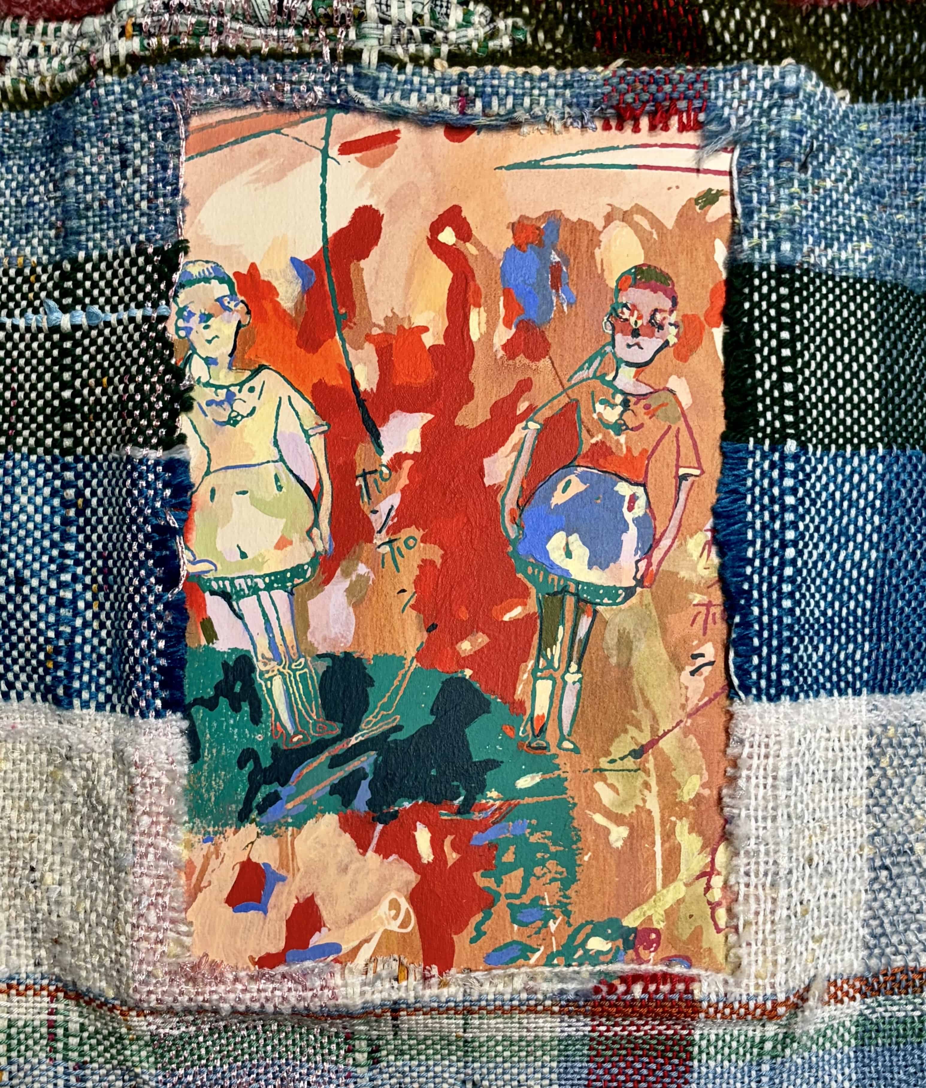 ぽんぽん(A stomach) 360mm×310mm