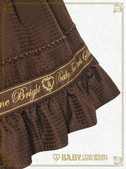 Waffle Cottonポケットスカート キナリ