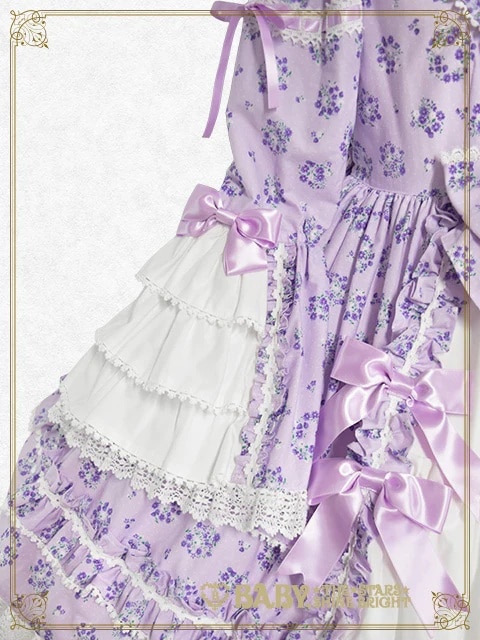 Petit Bouquet Catherineワンピース サックス
