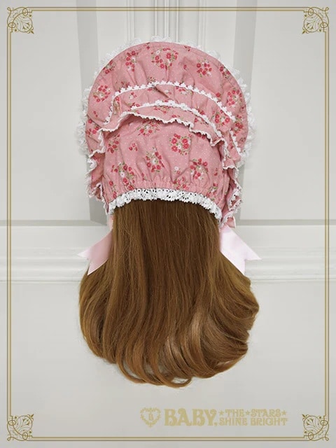 Petit Bouquet Catherineボンネット ピンク