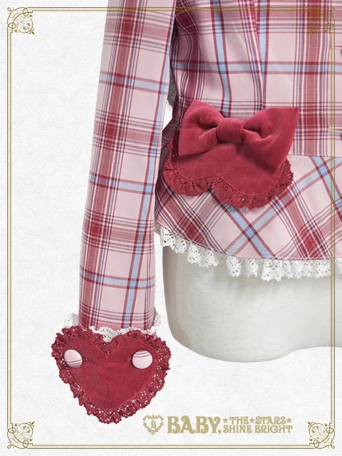Mary Stuartタータンチェックジャケット(ピンク)｜ ベイビー、ザ