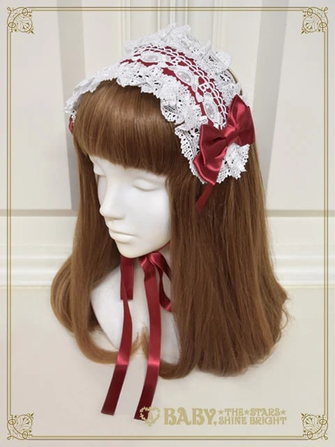 くみゃちゃんのLovely Paradeヘッドドレス オフシロ×ピンク