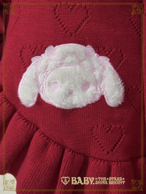 くみゃちゃんアップリケボレロ ブルー