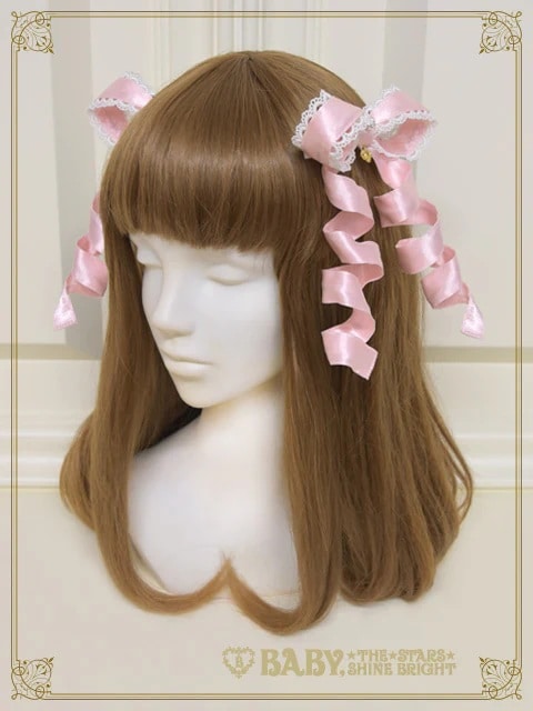 Eternal Ribbon Featheryリボンクリップ うすピンク