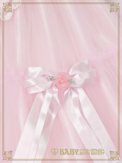 Sugar Little Rose ジャンパースカート サックス