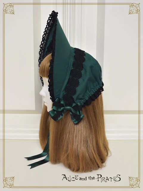 Adeline ボンネット クロ×クロ