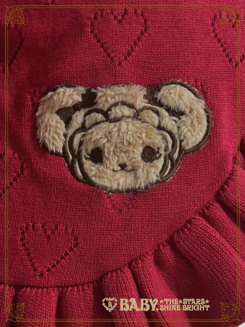 くみゃちゃんアップリケボレロ オフシロ