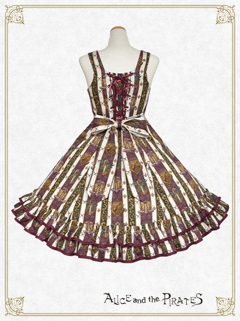 St.Lily Wolf～狼騎士と百合の誓い～柄ジャンパースカートⅠ クロ