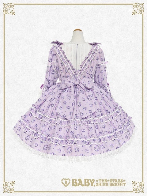 Petit Bouquet Catherineワンピース サックス