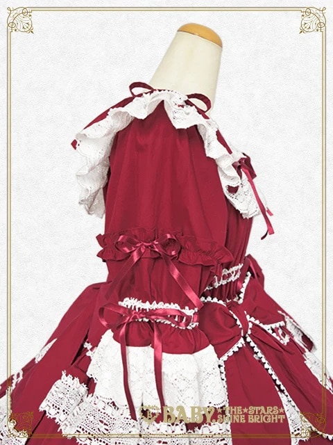 Confiture Ribbon ワンピース エンジ