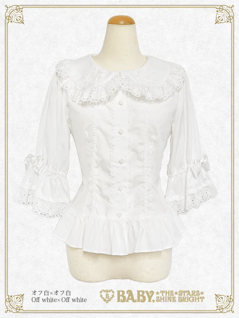 Romantic Dream Roseブラウス オフシロ×オフシロ