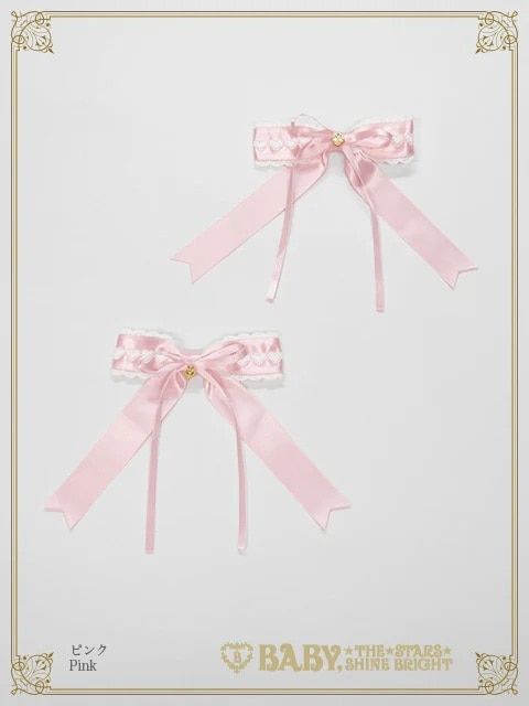 Creamy sweet macaronクリップ ピンク