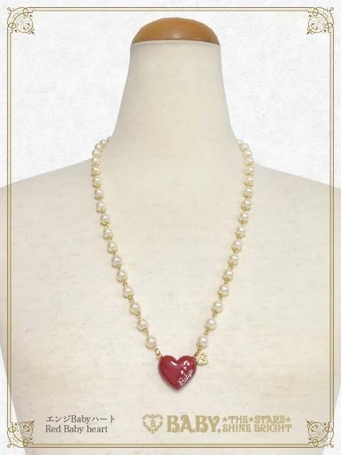 Love Chocolateネックレス Babyハート/赤