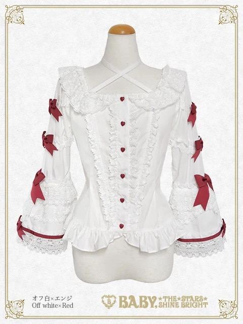 Cutie Whipped cream parfaitブラウス(オフシロ×オフシロ)｜ ベイビー