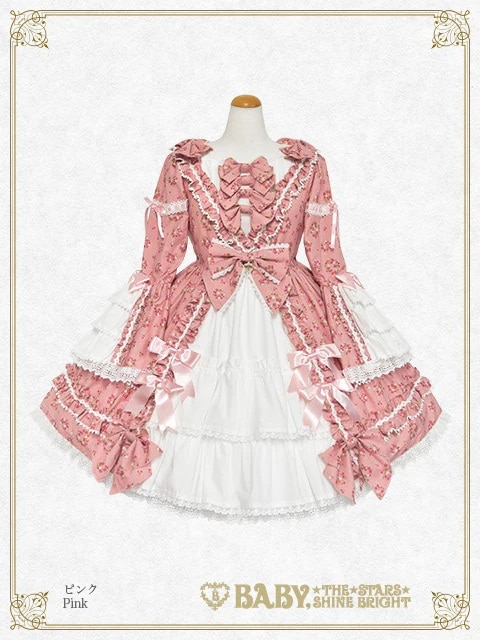 Petit Bouquet Catherineワンピース ピンク