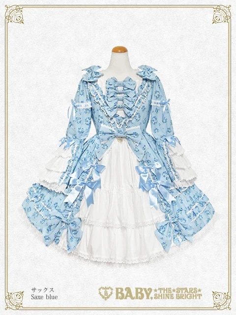 Petit Bouquet Catherineワンピース サックス