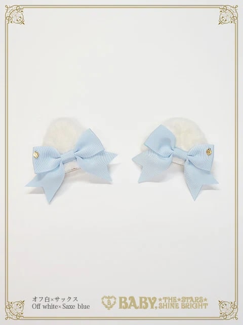 ねこみみファークリップ オフシロ×サックス