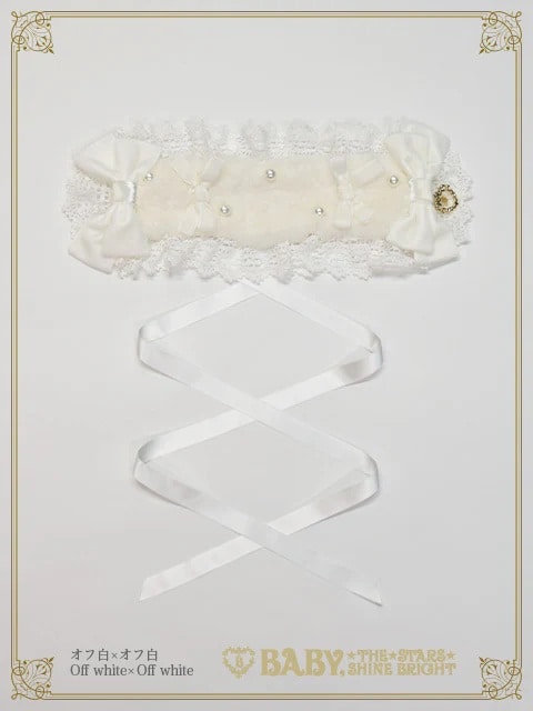 Ruban de Noёl Neigeヘッドドレス オフシロ×オフシロ