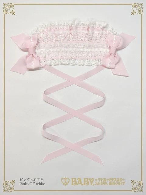 Creamy Ribbonヘッドドレス ピンク
