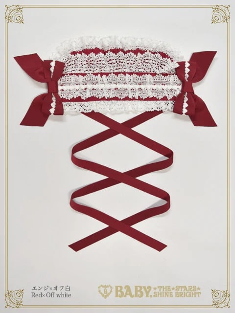 Creamy Ribbonヘッドドレス エンジ