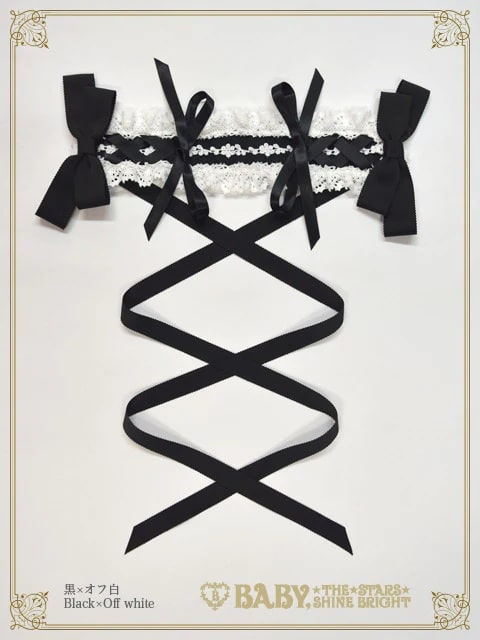 Sweetie Fairy Taleあかずきんちゃんヘッドドレス クロ×オフシロ