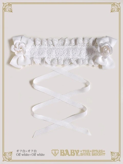 ロザリィ・ローズヘッドドレス オフシロ