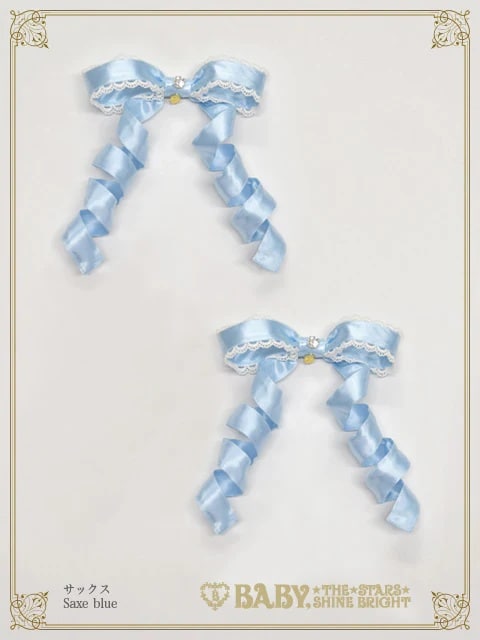 Eternal Ribbon Featheryリボンクリップ サックス