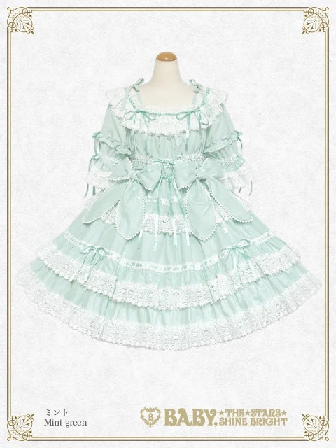 Confiture Ribbon ワンピース ミント