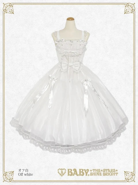 Sugar Little Rose ジャンパースカート オフシロ