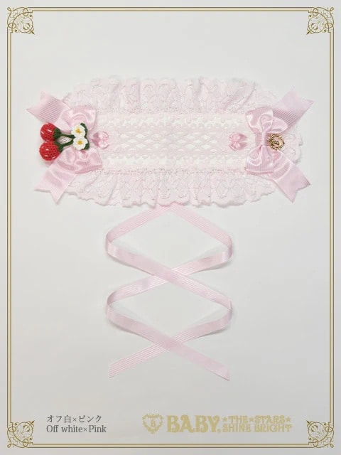 ゆらゆらいちごのStrawberry Garden ヘッドドレス オフシロ