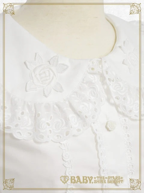 Romantic Dream Roseブラウス オフシロ×ローズピンク