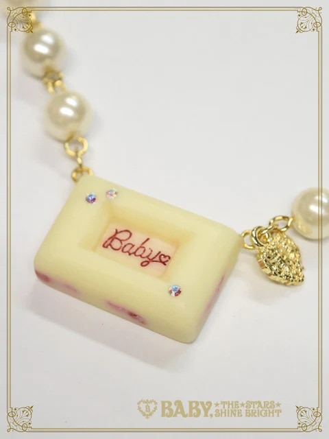 Love Chocolateネックレス Babyハート/ピンク