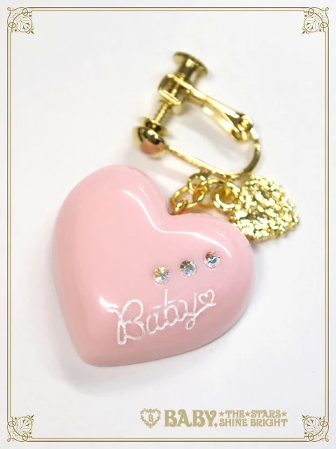 Love Chocolate イヤリング Babyハート/赤