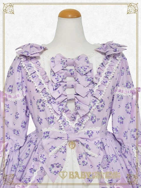 Petit Bouquet Catherineワンピース サックス