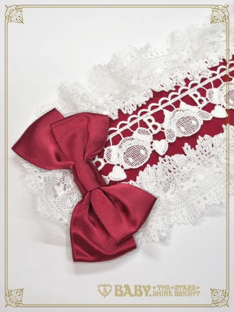 くみゃちゃんのLovely Paradeヘッドドレス クロ×ピンク