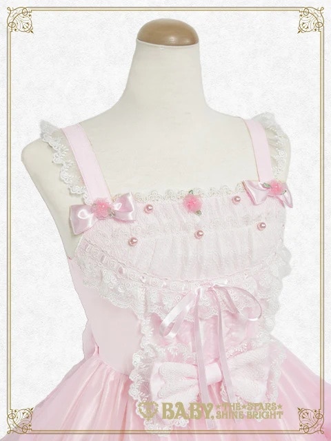 Sugar Little Rose ジャンパースカート サックス