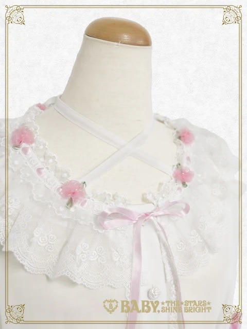 Sugar Little Rose ブラウス オフシロ×オフシロ