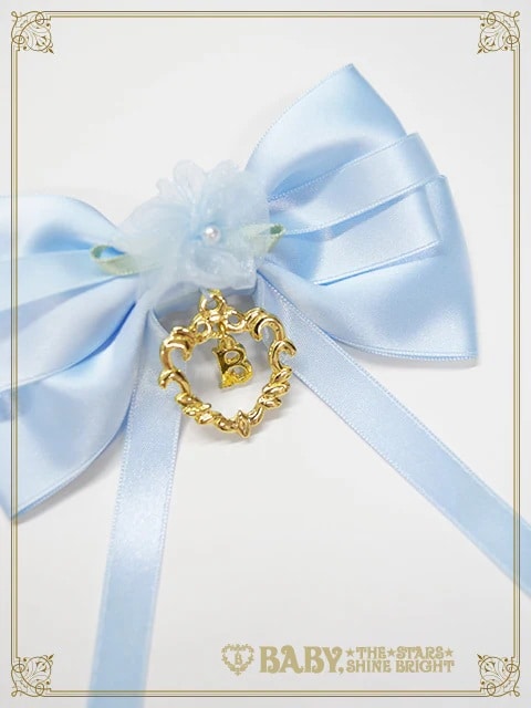 Sugar Little Rose リボンクリップ サックス