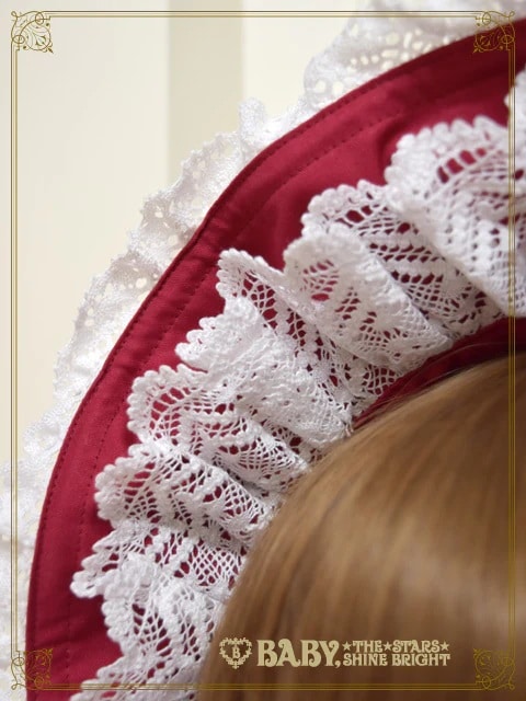 スピンドールハーフボンネット ピンク