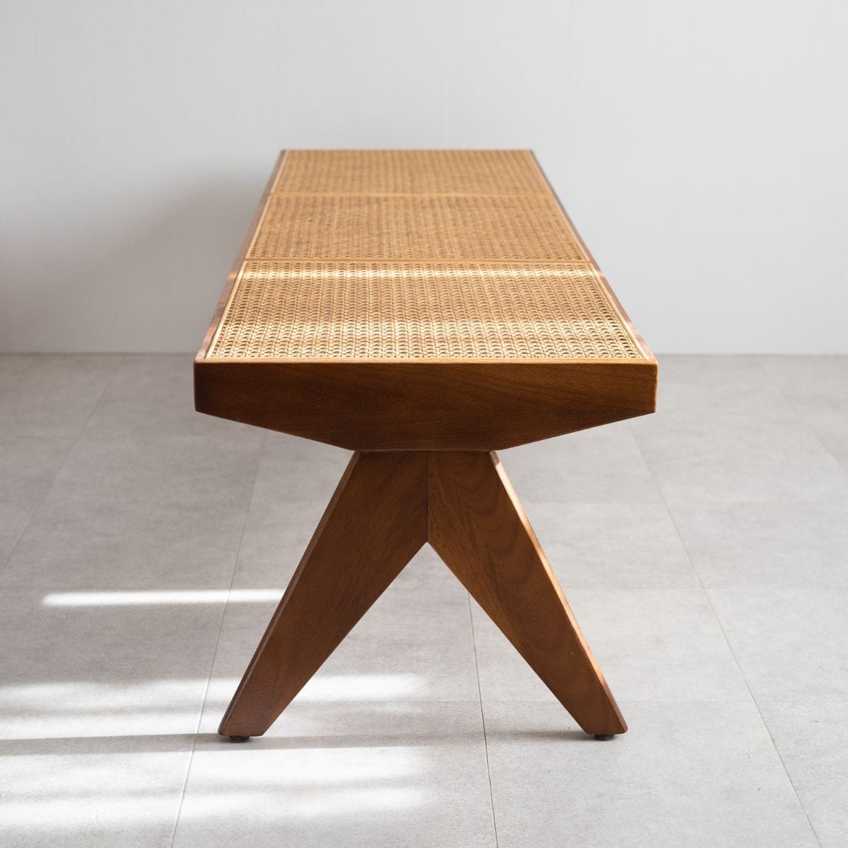 Teak bench PH33 / チークベンチ PH33 ピエール・ジャンヌレ｜ KuHoN